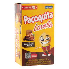 Paçoquita Lovers Sabor Chocolate e Avelã Rolha SANTA HELENA 120g