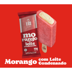 Sorvete sabor Morango com Leite Condensado LOS LOS 90g