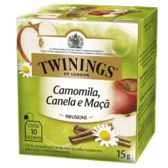 Chá Camomila Canela Maça TWININGS 15g