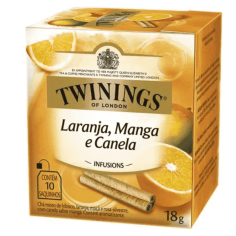 Chá Laranja Manga Canela TWININGS 18g