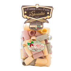 Macarrão Paccheri Rigati Tricolore GRAGNANO 500g