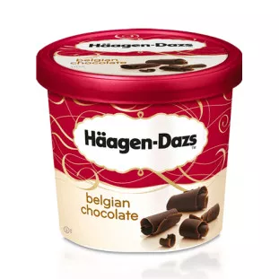 Sorvete Belgian Chocolate HÄAGEN-DAZS 100ml