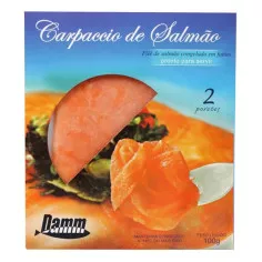 Salmão Carpaccio Fatiado DAMM 100g