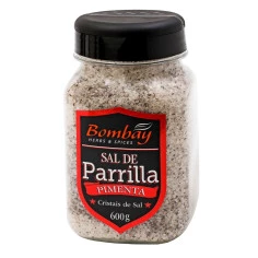 Sal de Parrilla com Pimenta BOMBAY 600g