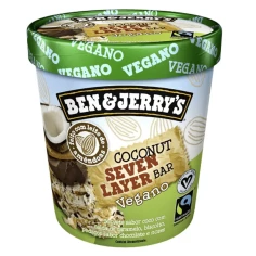 Sorvete Coconut Seven Layer Bar Vegano BEN & JERRY'S 458ml