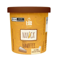 Sorvete Banoffee Nanica LOS LOS 490ml