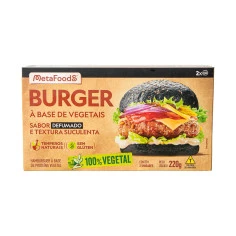 Hambúrguer defumado vegetal METAFOODS 220g