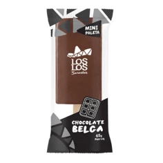 Sorvete Paleta Chocolate Belga LOS LOS 65g