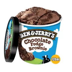 SORV BEN JERRYS CHOC FUDGE BROWNIE 120G