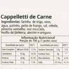 Massa Capelletti de Carne PAOLA DI VERONA 250g