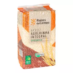 Arroz Agulhinha Integral Orgânico RAÍZES DO CAMPO 1kg