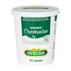 Iogurte Cremoso Natural Light CASA DA OVELHA 500g