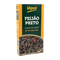 Feijão Preto Cozido e Temperado VAPZA 500g