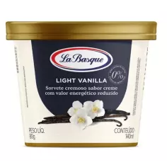 Sorvete de Vanilla Light LA BASQUE 140ml