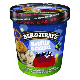 Sorvete Netflix & Chilll'd BEN & JERRY'S 458ml